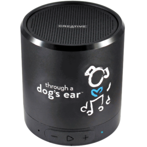 through a dog's ear icalmdog calming dog music portable speaker
