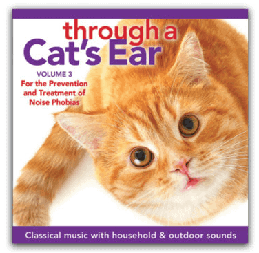 cat calming music noise phobias feline anxiety