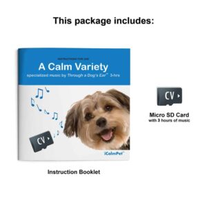icalmpet icalmdog a calm variety of reggae and classical music anxiety noise phobia treatment for canines through a dog's ear