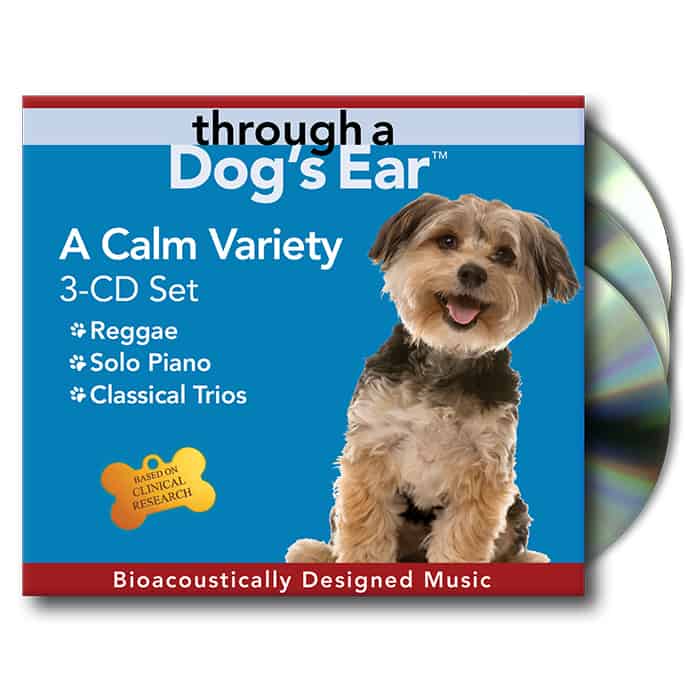 3 hours of dog calming music on CD