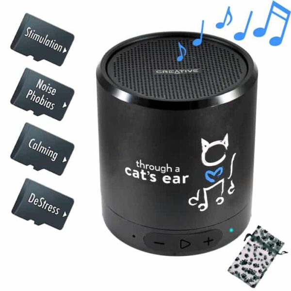 cat calming music in a deluxe package