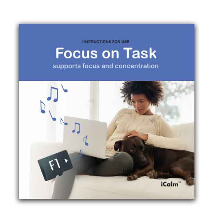 iCalm Focus on Task music micro SD sound card